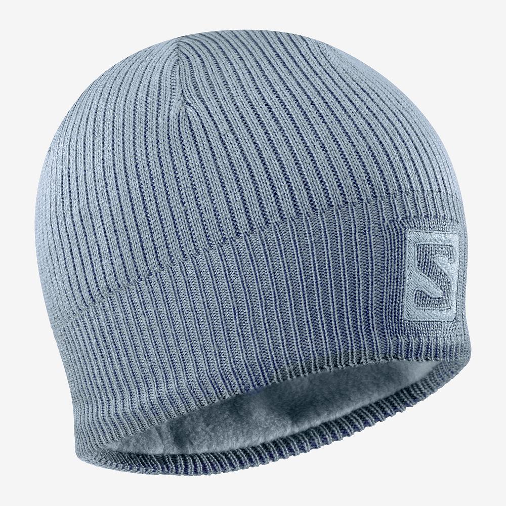 Salomon Israel LOGO - Mens Hats - Blue (RKHF-87632)